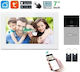 Joytimer Wireless Video Intercom Set Wi-Fi White