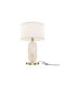 Maytoni Tischlampe mit Weiß Schirm und Basis