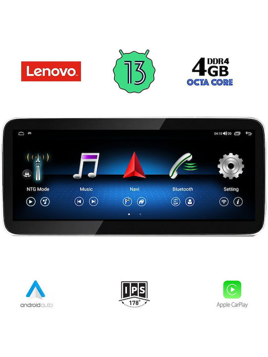 Lenovo Car-Audiosystem für Mercedes-Benz GLK 2008-2012 (Bluetooth/USB/AUX/WiFi/GPS/Apple-Carplay/Android-Auto) mit Touchscreen 12.3"