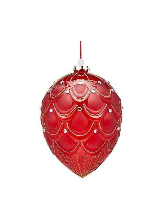 Hanging Ornament Pine Red