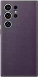 Samsung Vegan Leather Back Cover Leather Durable Purple (Samsung S24 Ultra)