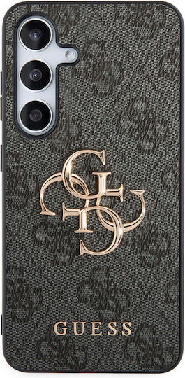 Guess Metal Logo Back Cover Plastic Black (Galaxy S24)