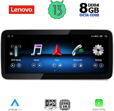 Lenovo Sistem Audio Auto pentru Mercedes-Benz GLK - Magazin online 2013-2015 (Bluetooth/USB/AUX/WiFi/GPS/Apple-Carplay/Android-Auto) cu Ecran Tactil 12.3"