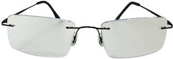 KRZ Lesebrille +1.50 in Schwarz Farbe KRZ222BLACK150