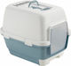 Zolux Cat Toilet Closed with Filter and Sieve Blue L58 x W45 x H48cm
