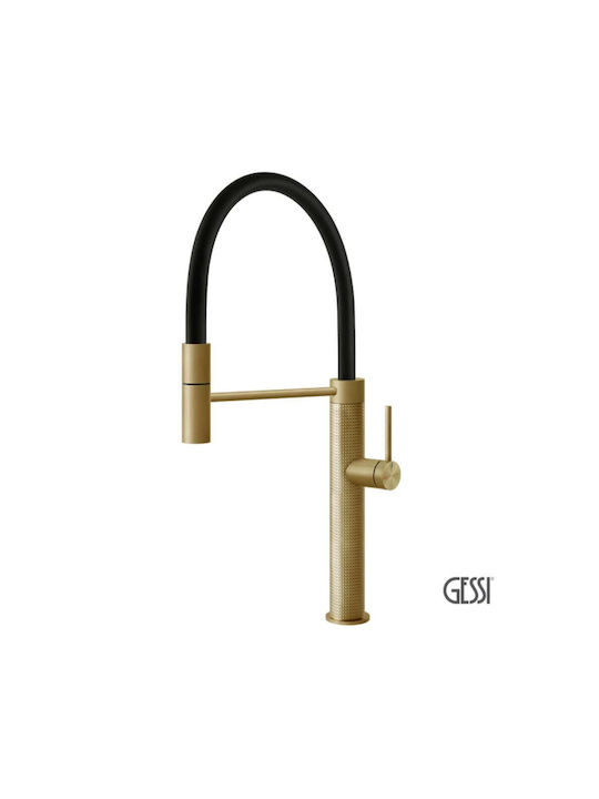 Gessi Cesello Baterie de Bucătărie Bancă Bronz