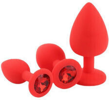 Anal Plug Medium Red RY-067S