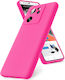 Orso Rubber Silk Back Cover Silicone Fuchsia (Poco C65)