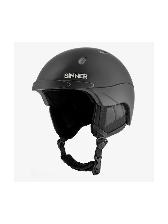 Sinner Titan Herren Ski & Snowboard Helm in Schwarz Farbe