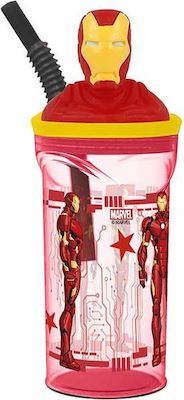 Avengers Kinder Trinkflasche Rächer Kunststoff Transparent 360ml