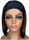 Wig with Synthetic Hair in Chestnut Color 30cm
