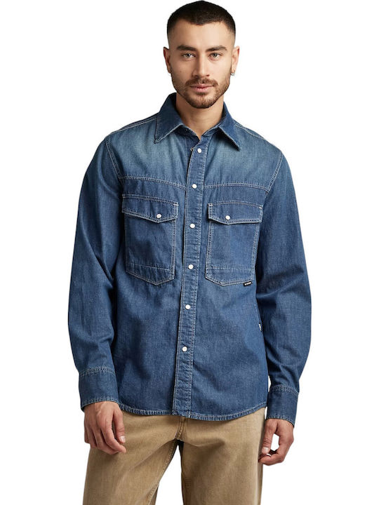 G-Star Raw Dakota Cu mânecă lungă Denim Cămașă ...