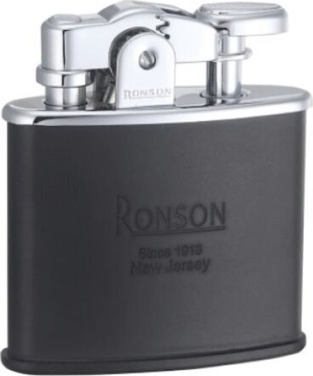 Ronson Αναπτήρας Φλόγας σε Μαύρο χρώμα
