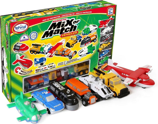 Dromader Malik Malblo Magnetic Toy Car Set for 3++ Years 60313