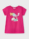 Παιδικό T-shirt Φούξια Woof