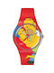 Swatch Uhr mit Kautschukarmband