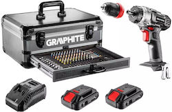 Set de Mașini de Găurit cu Acumulator Graphit 18V