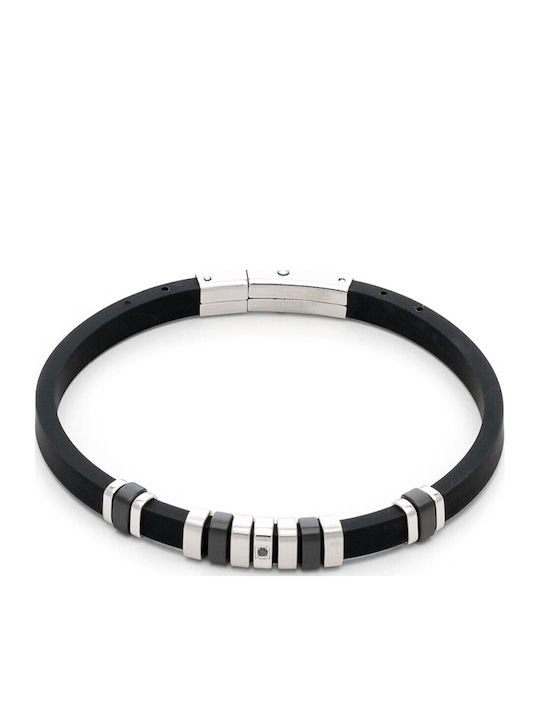 Visetti Herren Leder Armband 21,5cm