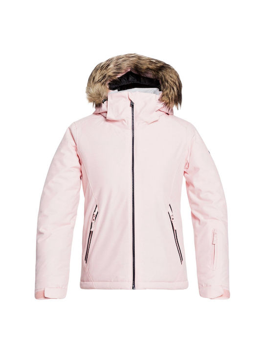 Roxy Kids Casual Jacket with Hood Pink