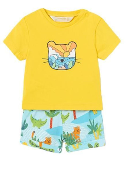 Kinder-Set mit Shorts Sommer 2Stück Yellow