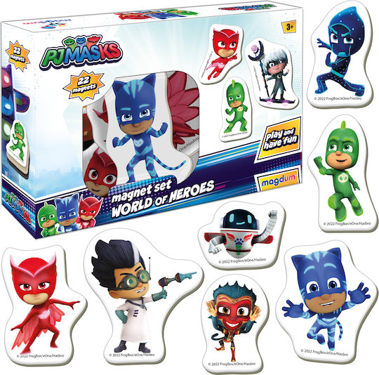 Keycraft Μαγνητικό Παιχνίδι Κατασκευών Pj Masks για Παιδιά 3+ Ετών 5031-31