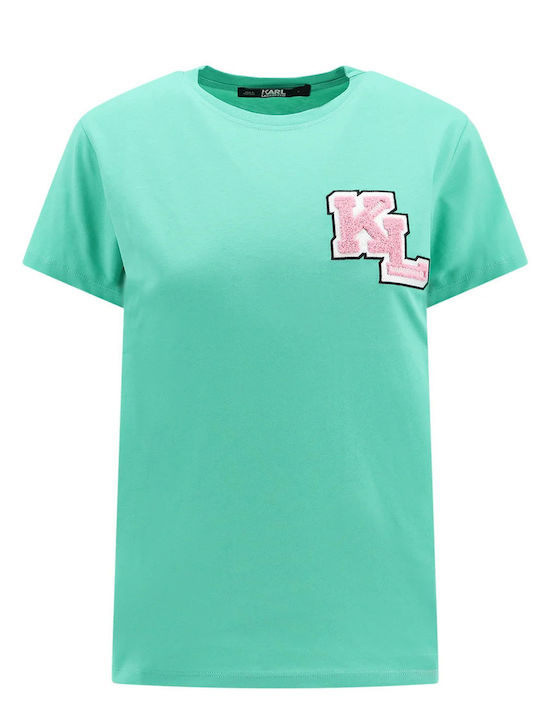 Karl Lagerfeld Γυναικείο T-shirt Πράσινο