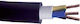 Καλώδιο Ρεύματος τύπου NYY με Διατομή 4x10mm² σε Μαύρο Χρώμα 1m