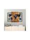 Asir Group 3D Gemischte Kunst Schwarzes Hölzernes 96x70cm