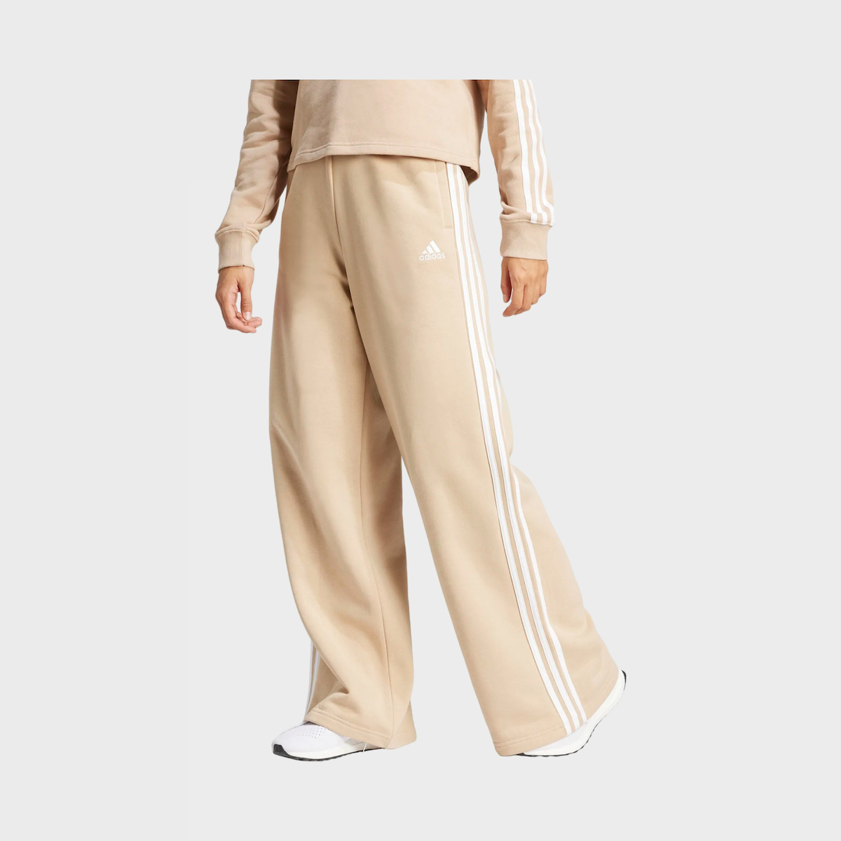 adidas 3 Stripes Pantaloni de Trening cu pantaloni evazati Fleece
