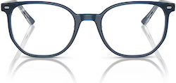 Ray Ban Elliot Women's Acetate Frame Blue RB539...