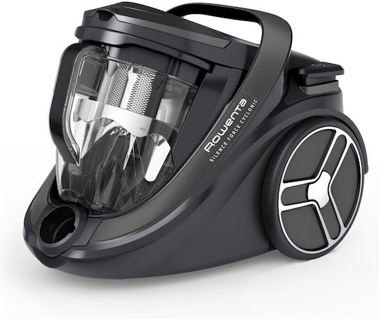 Rowenta Silence Force Cyclonic Aspirator 500W cu bol 2.5lt Neagră