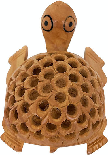AristonLab Dekorative Schildkröte aus Holz 6.5cm 1Stück