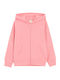 Kids Cardigan with Hood Red