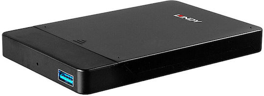 Lindy Hard Drive Case 2.5" SATA III with connection USB 3.0 in Schwarz color