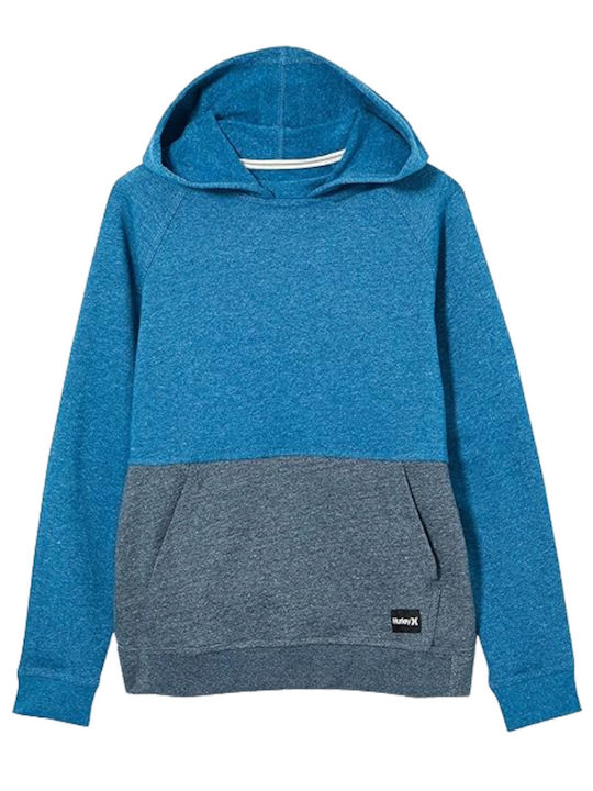 Hurley Kids Sweatshirt with Hood and Pocket Blue