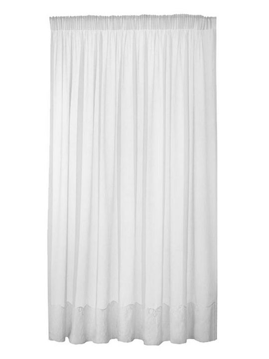 Sunshine Κουρτίνα με Τρέσα White 300x280εκ.