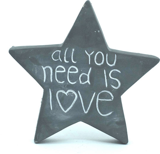 Riniotis All You Need Is Love Keramik Dekoratives Element Für Hochzeitsgeschenkmaterialien Gray 1Menge