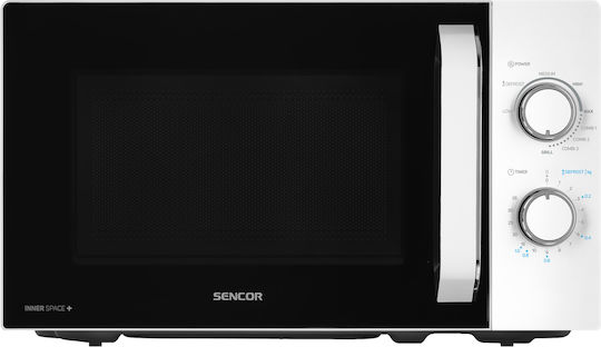 Sencor Φούρνος Μικροκυμάτων με Grill 20lt Λευκός