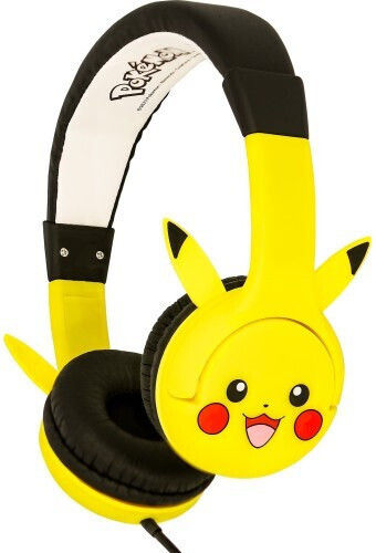 OTL Pikacku Rubber Wired On Ear Headphones Yelow