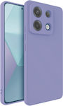 Silky Soft Back Cover Silicone Purple (Redmi Note 13 Pro 5G / Poco X6)