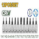 Jadever Jadever Walnut with Torx Head and Socket 1/4'' 12pcs