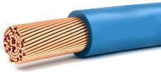 Power Cord Type NYAF with Cable Properties 1x35mm² in Black Colour 1m Flexible