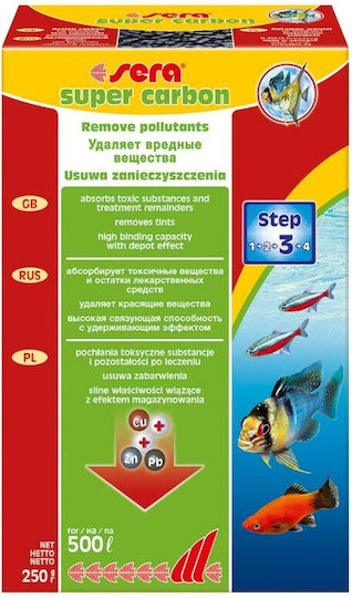 Sera Super Carbon Υλικό για Φιλτράρισμα Ενυδρείου 1000gr 1τμχ