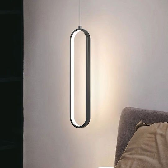 V-TAC Designer LED Κρεμαστό Φωτιστικό Μαύρο