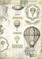 Stamperia A4 Tissue paper Decoupage