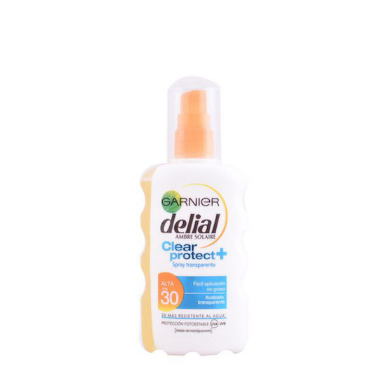 Garnier Delial Clear Protect Αδιάβροχη Αντηλιακή Κρέμα Σώματος SPF30 σε Spray 200ml