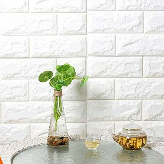 3D Πάνελ Τοίχου Αφρώδες Αυτοκόλλητο 3d Foam Stone Ροζ 77x77εκ. 3D Πάνελ Τοίχου Αφρώδες Αυτοκόλλητο 3d Foam Stone Ροζ 77x77εκ.
