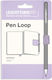 Leuchtturm1917 Тетрадка с Ластик и Калъф за Химикалка Лилав