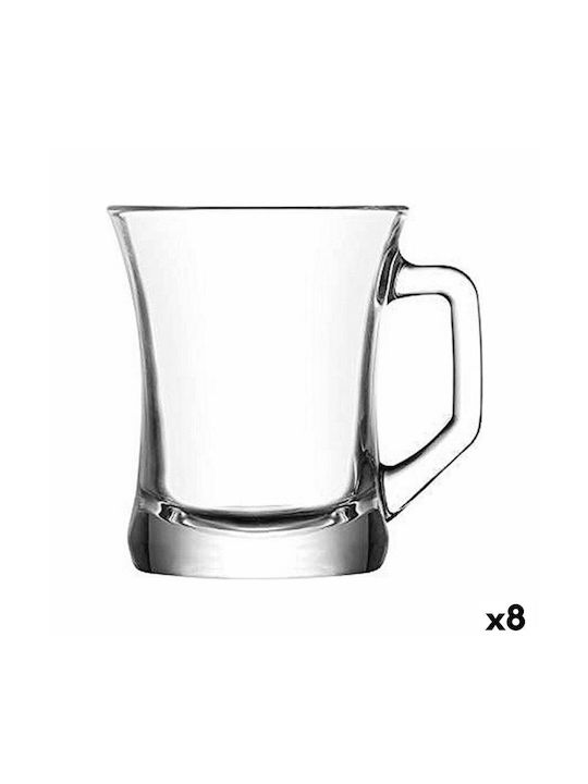 Gurallar Mug Ceramic Transparent 225ml 6pcs