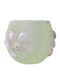 Gala Candle Holder Glass in Green Color 8x6.5x6.5cm 1pcs